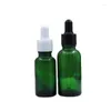 Storage Bottles 5ML 10ML 15ML 20ML 30ML 50ML 100ML Empty Green Glass Essence Oil Dropper Bottle Refillable Vials Esenciales Cosmetic