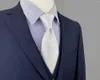 Papillon a righe blu per uomo Groom Multicolor Dot Party Extra Long Size Cravatta Accessori Silk Wedding Fashion