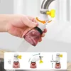 Purificateur de filtre à eau de robinet 1pc, évier de salle de bain de robinet de filtre à eau avec rallonge de robinet rotative à 360 °, robinet d'économie d'eau avec réglable et rétractable