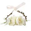 Декоративные цветы искусственные цветочные повязки детская симуляция венок свадебная гирлянда.
