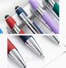 Capacitive Touch Metal Press Ball Point Pen Handwriting Touch Screen Ball Point Pens Home Office School Student Writing Supply Th0226