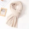 Scarves Autumn Lamb Wool Scarf Men& Women Shawls Wraps Winter Warm Neck Japanese Blue Luxury Cashmere Blanket Pashmina