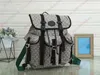 디자이너 Ophidia Backpacks Book Bags Knapsacks Double G Retro Backpack Women Ophidias Pu Schoybag 남성 어깨 크로스 바디 가방 야외 스포츠 여행 파우치 지갑