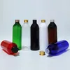 保管ボトル30pcs 250mlホワイトパッキングボトルアルミキャップサンプルペットプラスチックリキッドスキンケアパッケージングコンテナ