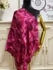 女性の四角いスカーフ100％カシミア素材薄くて柔らかい赤いパイントハートパターンサイズ130 cm-130cm