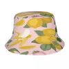 Berety 2023 mężczyzn kobiety letnie cytryny banany hat bob fisherman na świeżym powietrzu Travel Sun Visor Fashion Panama