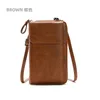 Evening Bags Mini Cell Phone Bag 2023 Women's Fashion Crossbody Hasp Shoulder Strap For Handbag Female Luxury PU Leather Card Holder