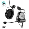 Tactische Oortelefoon Tactische Jacht Schieten Headsets Aanpassen Aan De Helm Side Rail Groef Communicatie Headset Voor Outdoor Games 230621