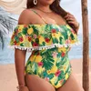 Maillots de bain pour femmes 2023 Sexy imprimer une pièce maillot de bain femmes maillot de bain grande taille contrôle du ventre Monokini costumes fille printemps