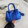 Abendtaschen Sommer für Frauen Sac A Main Designer-Handtaschen Vintage Bright Silver PU-Leder Schulter Umhängetasche Damen Totes Bag Bolso