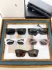 Gafas de sol negras de alta calidad canal 5430 Gafas de sol de diseñador hombres famosos de moda Clásico retro marca de lujo gafas de sol de moda para mujeres con caja