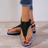 Zomer Slippers Flats Sandalen Platform Strand Vrouwen Dikke Sport Running Clip Toe Schoenen Rits Slides 27190