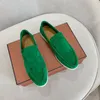 Loafers dames platte schoenen ontwerper luxe vrijetijdsschoenen heren sportschoenen LP merklogo Mocasines comfortabele wandelschoenen