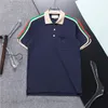 Herrpolo T-shirt Designer Alfabetet Emagroderi Tre färg Fashion Stitching Men's T-shirt Högkvalitativ T-shirt Kort ärm Luxury T-shirt M-3XL