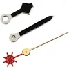 Titta på reparationssatser NH35 Hands Pointer Forjapan NH36 4R36 Automatisk rörelse Svart silverkant Spider Web Seconds Needle