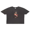 wholesale Rap Hip Hop Ksubi Designer Cantante maschio Juice Wrld American Retro Street Fashion Brand T-shirt a maniche corte abbigliamento morbido