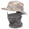 Bandanas tactique Camouflage masque chapeau casquette de Baseball bonnets militaire armée Skullies unisexe Hip Hop tricoté élastique en plein air