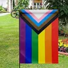 Gardens de bandeira 30x45cm Orgulho transgênero gay lésbica LGBT Rainbows Banner Bandeiras do jardim Decoração de Rainbow Banners Th0321 S