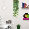 Decorative Flowers 1Pcs DIY Garland Decoration Balcony Loft Decor Green Radish Plant Grape Ivy Leaf Artificial Flower Wall Hanging Rattan