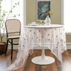 Table Cloth Lace Tablecloth Exquisite Flower Dining Cloths Home Embroidery Cover Wedding Party Candlelight Decoration