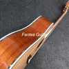 Anpassad Grand Dreadnought Guitar Solid Spruce Top Koa Back Side Full Abalone Shell Binding Dove Style Acoustic Guitar 41 Inch Dove Guitar