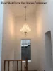 Ljuskronor phube belysning lyx K9 Crystal Luster Light Villa Duplex Building Stair