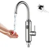 Kitchen Faucets 3300W 220V Instant Water Faucet Tankless Anti-Skid Switch And Cold Dual Control Electric Rotatable Heating Taps