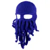 Chapeaux d'extérieur cozok azarxis barbe chapeau beanie pirate pirate hiver chaucède masse de squid stupide de vent.