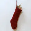 عن طريق Sea knitting Christmas Stocking 46cm Gift Gift Stocking-Christmas Xmas Stockings Holiday Stocks Family Stockss Decoration JN24