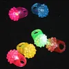 500 stks Knipperende Bubble Ring Rave Party Knipperende Zachte Jelly Glow Cool Led Light Up Finger Led-verlichting dh0336