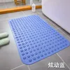 Matten 1 Stuks Zelfaanzuigende Siliconen Badkamer Matten Pvc Rechthoek Bad Artefact Voetmassage Kussen Zool Antislip Douche Tapijt