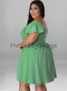 Robes décontractées Wmstar grande taille robes pour femmes 2023 été solide une épaule élégante Mini robe robe de bal offre spéciale vente en gros livraison directe x0625