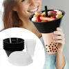 Servies Sets 5 Drink Cup Creatief Drinkglas Gecombineerde Snack Bowl Plastic Go Containers Draagbare Pp Outdoor Verdikte Accessoire