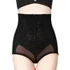 Shapers da donna Pantaloni modellanti a vita alta Bella forma del corpo Biancheria intima sottile Pantaloni addominali Controllo Corsetto Lady Trasparente Shapewear