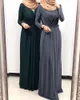 Etniska kläder KUCLUT 2023 Dubai Abaya Turkiet Ladies Muslim Elegant Fashion Hijab Dress Islamic Abayas Maxi Marocko Vestidos
