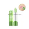 Lipstick Kiss Beauty Aloe Vera Moist Temperature Color Change Lady Long Lasting Lip Moisturizer Jelly Balm Dhs 60Pcs Drop Delivery H Dhu9X