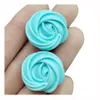 Decorative Objects Figurines Kawaii Cute Mini Cake Decor Ice Cream Flowers Flat Back Resin Cabochons Scrapbooking DIY Jewelry Craft Decor 230625