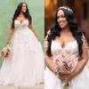 Modest African Plus Size Wedding Dresses 2020 robe de mariee A Line Tulle Custom Made Bridal Gowns For Black Girls Women265G