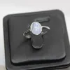 Cluster Rings AKAC 925 Sterling Silver Natural Blue Lace Agate Adjustable Ring Approx7 9mm Send Randomly Wholesale