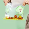 New Reusable Zip Lock Bag Food Grade Transparent Storage Bag with Zipper Sealing Plastic Container Travel Freezer Camping Kitchen