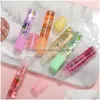 Lip Gloss 6 Colors Mirror Water Transparent Glass Glaze Oil Waterproof Liquid Lipstick Lipgloss Lips Cosmetics 6Pcs Drop Delivery He Dh4Oh