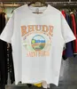 Herr t-shirts rhude t shirt casual bomull sommar gata skateboard herrar t-shirts korta ärmar lyx varumärke män hög kvalitet skjortor USA storlek S-XL T230625