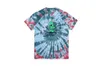 Camisetas Masculinas Astroworld Camisetas Homens Mulheres Alien Print Tie Dye Camiseta Astroworld Streetwear Hip Hop Camiseta ASTROWORLD J230625