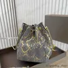 Shoulder Bag Designer Bag Luxury Bag Snake Print Bucket Bag Celebrity Temperament Handbag Women Fashion Crossbody Chain Shoulder 230609