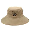 Beretti cappelli da secchio tappi per la protezione solare UV per uomini donne regolabili a vento corda di moda sportiva all'aperto arrampicata 56-58 cm