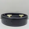 Bruine riemen voor vrouwen Designer Lederen riem omkeerbare metalen gesp gladde vrouwelijke brede cintura Casual zakelijke mode letters heren riem verjaardag cadeau ga03 Q2