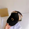 Designer hatt lyx baseball cap casquette brev boll broderi kepsar sport sol skugga stil resor springa slitage hatt ren färg mångsidig kepsar väska förpackning