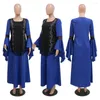 Roupas étnicas Modest Mubarak Bordado Abaya Renda Maxi Dress Muslim Ramandan Eid Robe Cardigan Vestidos Longos Kimono Jubah Thobe Islâmico