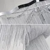 Pendant Lamps Modern Luxury Aluminum Chain Tassel Lamp For El Restaurant Silver Cloth Hanging Lights Indoor Lighting Decor