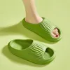 Hausschuhe Damen Home Indoor Platform Slides Schuhe 2023 Sommer Flip-Flops Badezimmer Sandalen Männer rutschfeste Eva Slipper für Paare